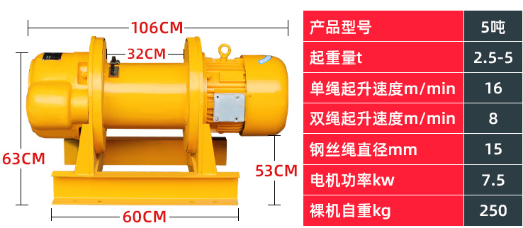 電動卷揚機和電動葫蘆一樣嗎？有什么區別